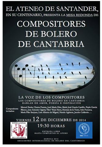 2014 diciembre 12 - Compositores de Bolero de Cantabria